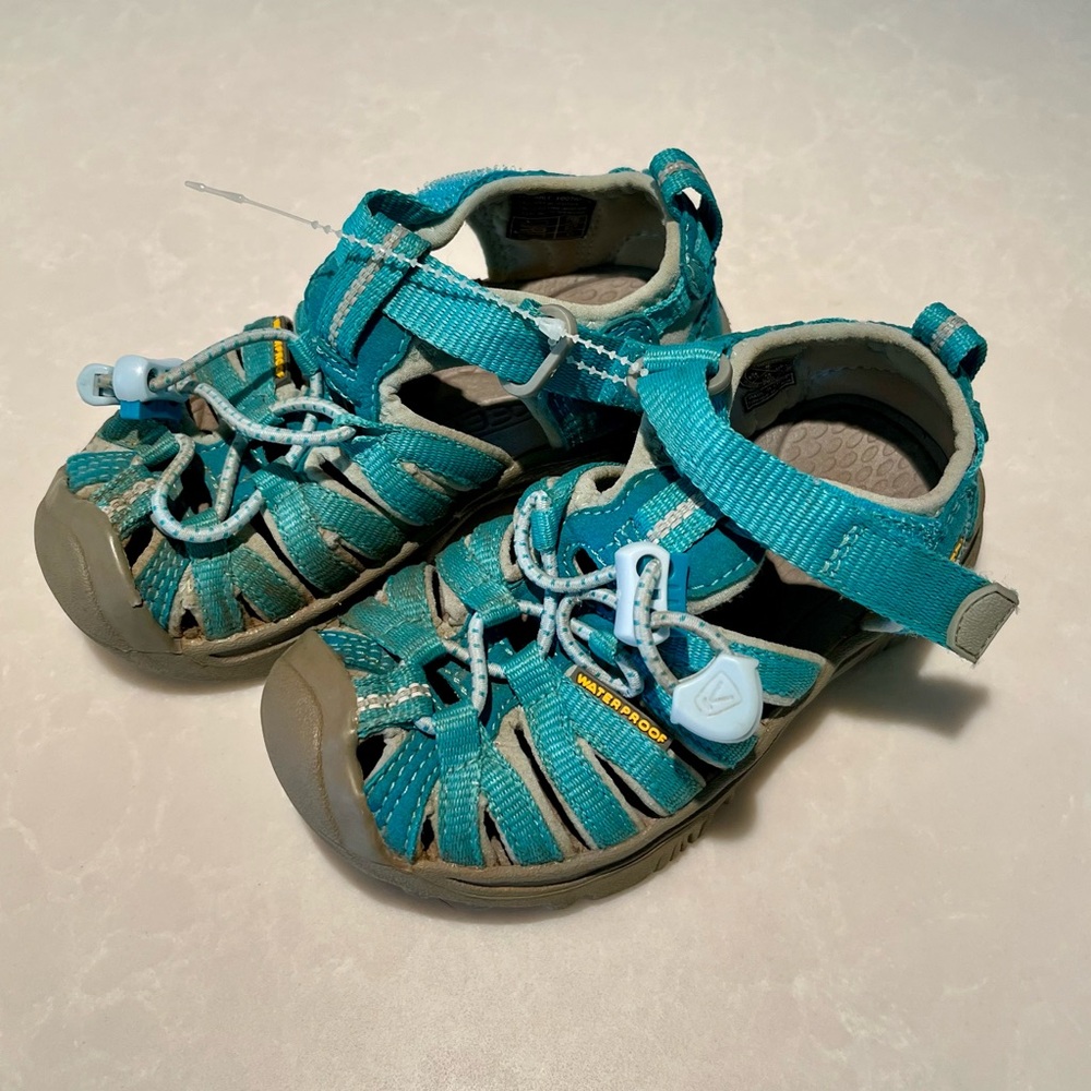 Toddler Keen Seacamp - sz 8 - teal